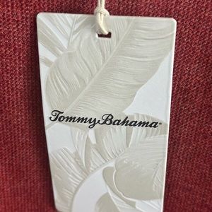Tommy Bahama - Medium - Light Red Bayview LS Crew - New - never worn